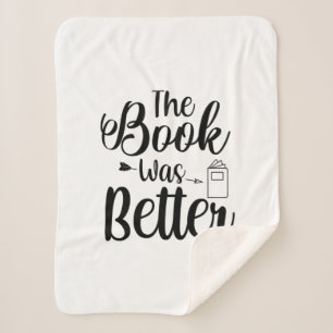 Manta Sherpa Arte de lectura: el libro era mejor