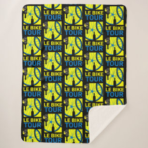 Manta Sherpa Arte de Tour de Bicicleta