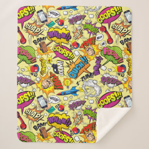Manta Sherpa Arte pop