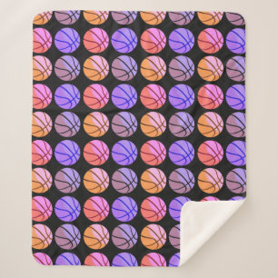 Manta Sherpa Arte Pop Baloncesto