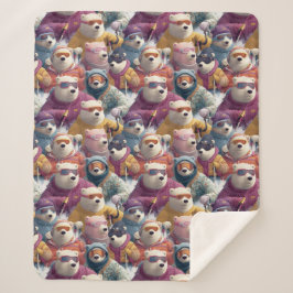 Manta Sherpa Artic Polar Bears Ski Club