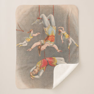 Manta Sherpa Artistas De Trapecio Masculino Y Femenino