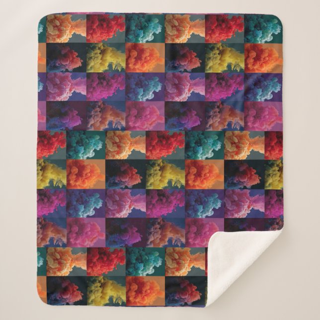 Manta Sherpa artistic pattern (Anverso)