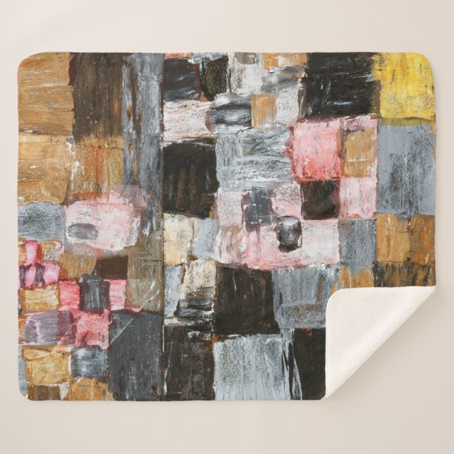 Manta Sherpa Ascenso de un pueblo | Paul Klee | (Anverso (horizontal))