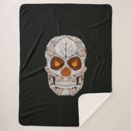 Manta Sherpa Aspen Leaf Skull 11