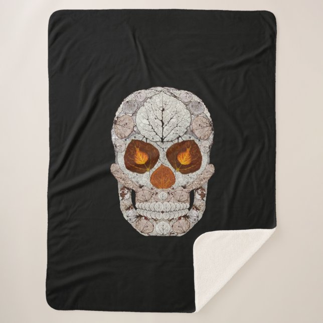 Manta Sherpa Aspen Leaf Skull 11 (Anverso)