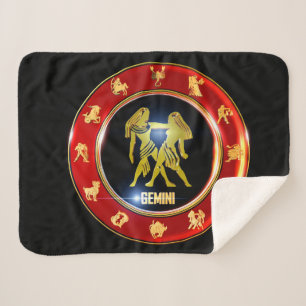 Manta Sherpa Astrología del Rótulo Zodiaco Gemini