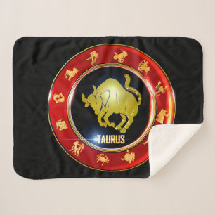 Manta Sherpa Astrología del Rótulo Zodiaco Taurus