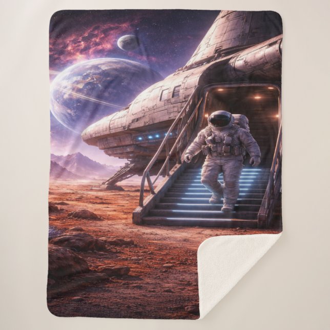 Manta Sherpa Astronaut Leaving Landing Ship (Anverso)