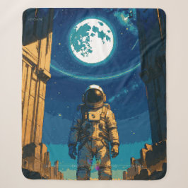 Manta Sherpa Astronauta Bajo la Puerta Celestial Premium