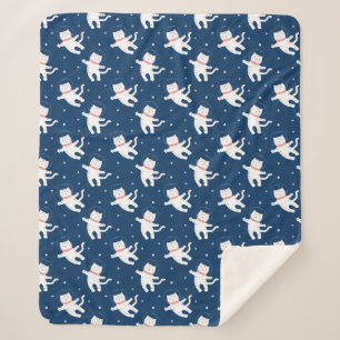 Manta Sherpa Astronautas con animales muertos Sherpa Blanket