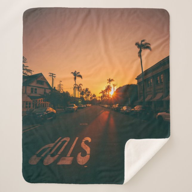 Manta Sherpa Atardecer en el horizonte (Anverso)