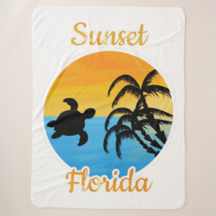Manta Sherpa Atardecer en Florida