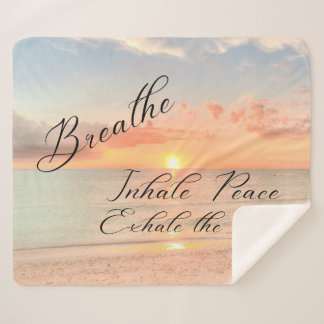 Manta Sherpa Atardecer en la playa Sherpa Blanket