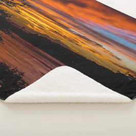 Manta Sherpa Atardecer en Praia, Cabo Verde