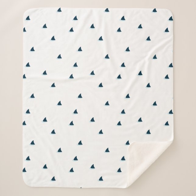 Manta Sherpa ¡Atención de tiburones! (Anverso)