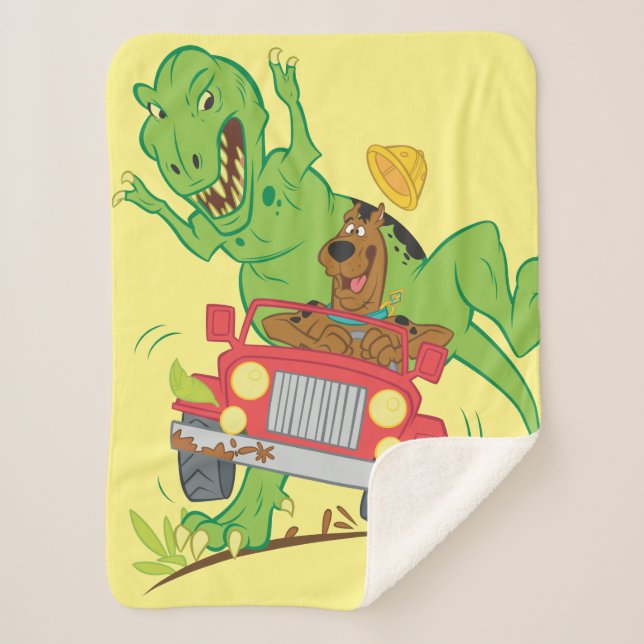 Manta Sherpa Atentado Scooby-Doo T-Rex (Anverso)