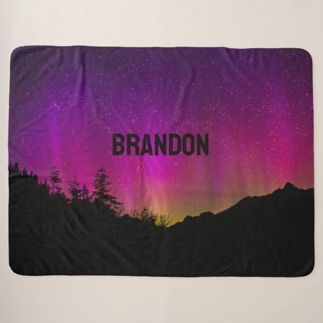 Manta Sherpa Aurora Borealis Alaska (Anverso (horizontal))