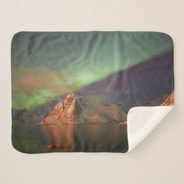 Manta Sherpa Aurora Borealis, luces polares (Anverso (horizontal))