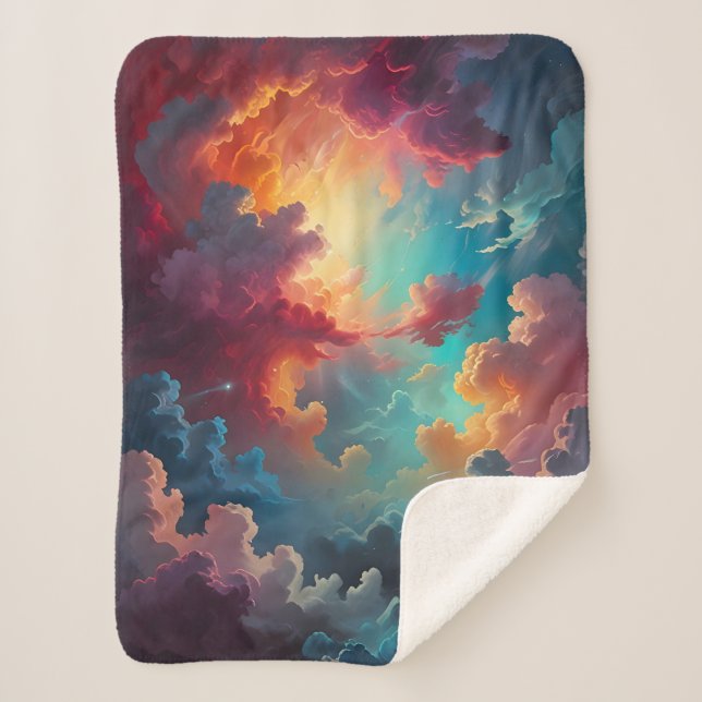 Manta Sherpa Aurora en las nubes (Anverso)