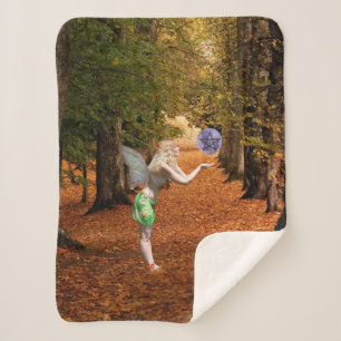 Manta Sherpa Autumn Faerie