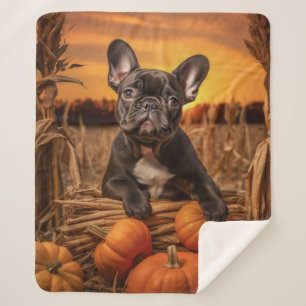 Manta Sherpa Autumn Frenchie