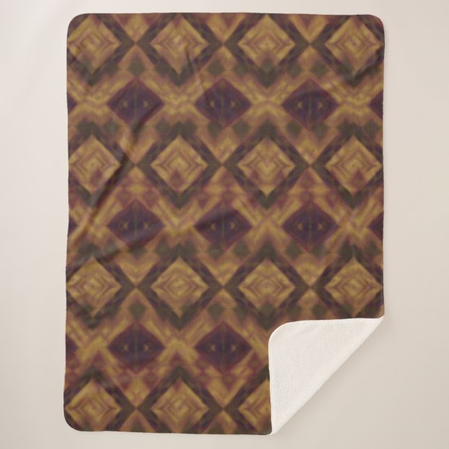 Manta Sherpa autumn harvest 0101a Sherpa Blanket (Anverso)
