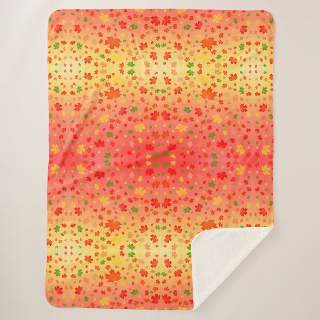 Manta Sherpa Autumn Kaleidoscope (Anverso)