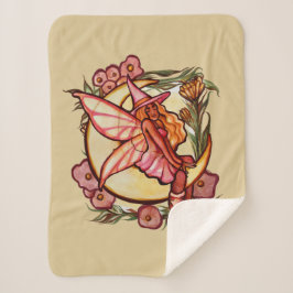 Manta Sherpa Autumn Moon Fairy Witch Fall Fairies