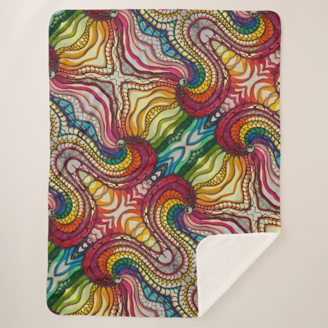 Manta Sherpa Ave del Orgullo 2025 (Anverso)