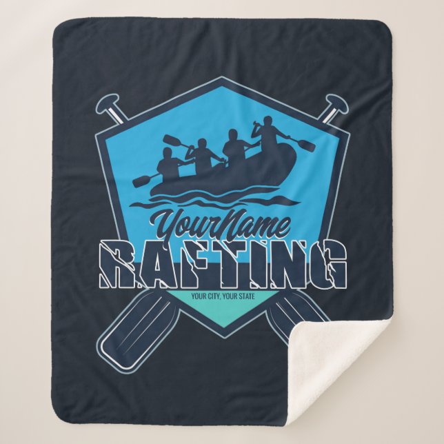 Manta Sherpa Aventura personalizada del río Whitewater (Anverso)