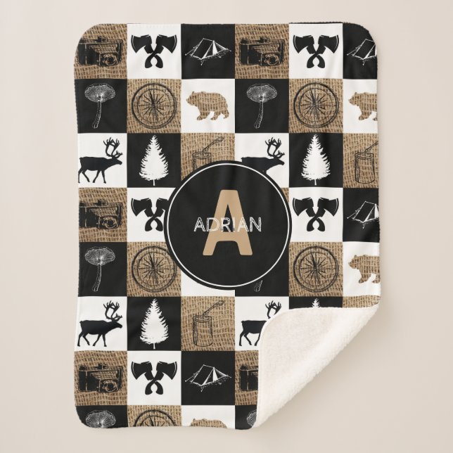 Manta Sherpa Aventura rural de camping al aire libre (Anverso)