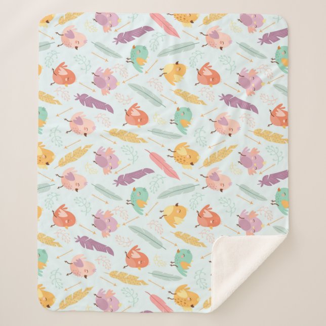 Manta Sherpa Aves cortas (Anverso)