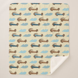 Manta Sherpa Avión Sherpa Blanket Toy