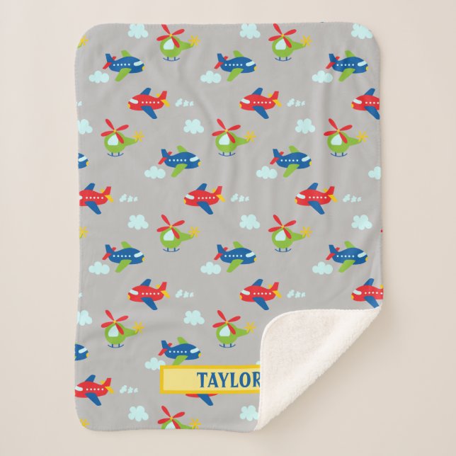 Manta Sherpa Aviones, Helicópteros y nubes de pintura, gris, no (Anverso)