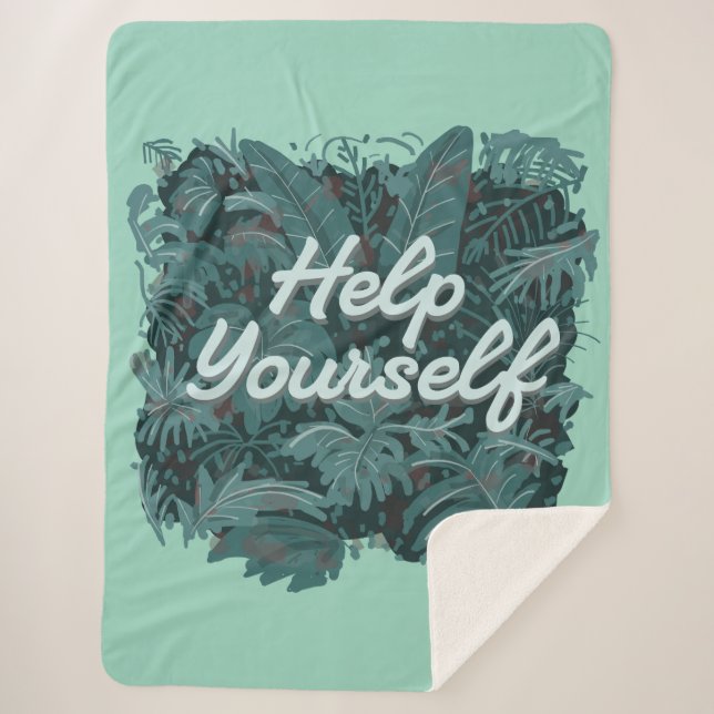 Manta Sherpa Ayúdase usted mismo (Anverso)