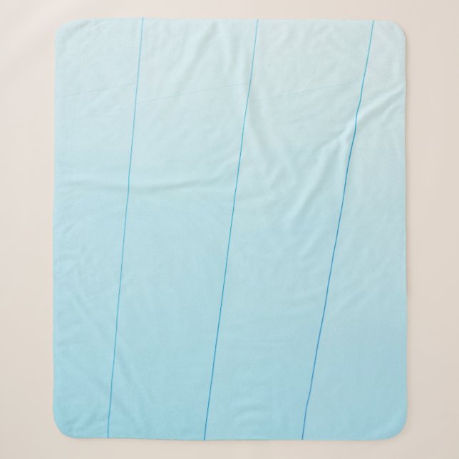Manta Sherpa Azul (Anverso)
