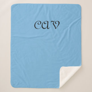 Manta Sherpa Azul de Cornflower