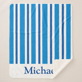 MANTA SHERPA AZUL HUELLAS SHERPA BLANKET