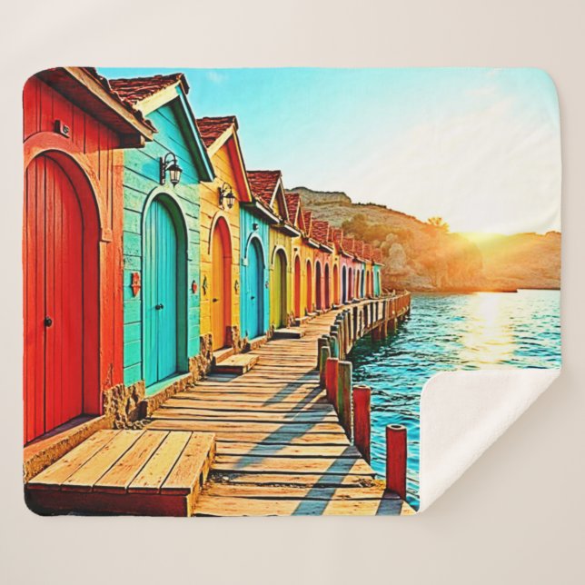 Manta Sherpa Baby Blanket (Anverso (horizontal))