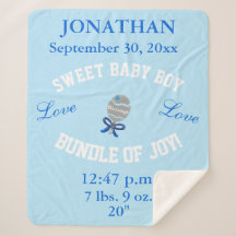 Baby Boy Blue Baby Rattle Upload Photo