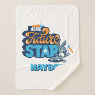 Manta Sherpa Baby BUGS BUNNY™ - Estrella futura