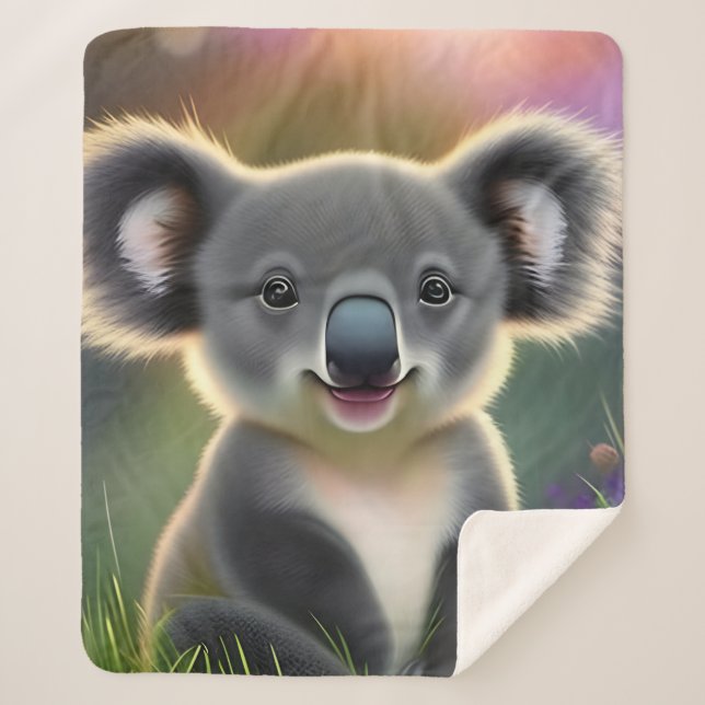 Manta Sherpa Baby Koala (Anverso)