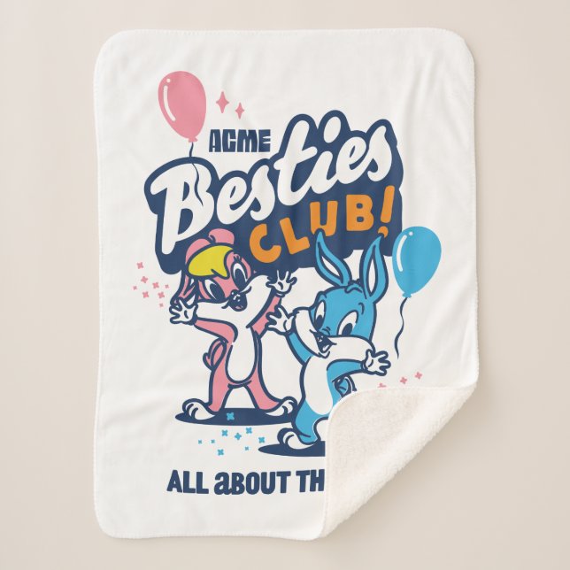 Manta Sherpa Baby Lola y BUGS BUNNY™ - Besties Club! (Anverso)