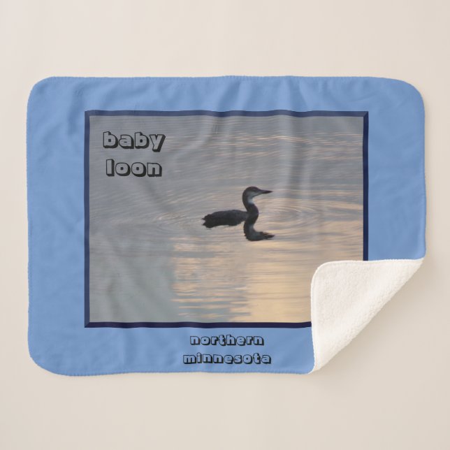 Manta Sherpa Baby Loon Sherpa Blanket (Anverso (horizontal))