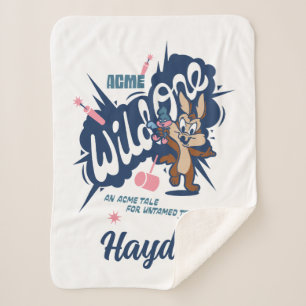 Manta Sherpa Baby WILE E. COYOTE™ - Wild One
