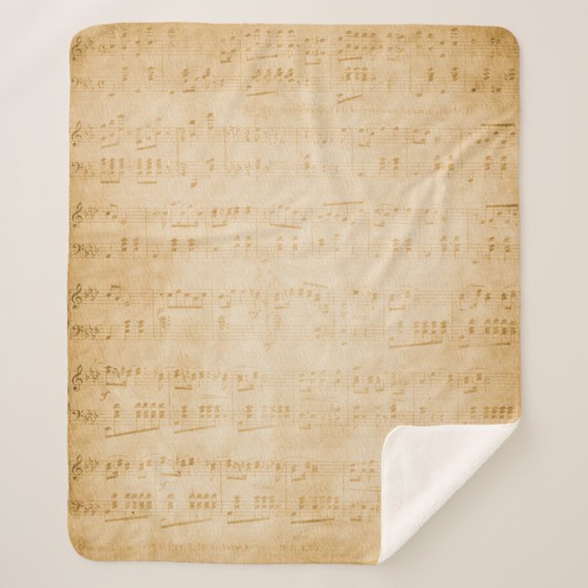 Manta Sherpa Background old vintage parchment (Anverso)