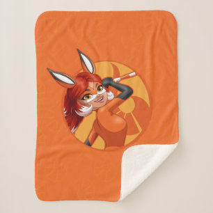 Manta Sherpa Badge Naranja Rena Rouge