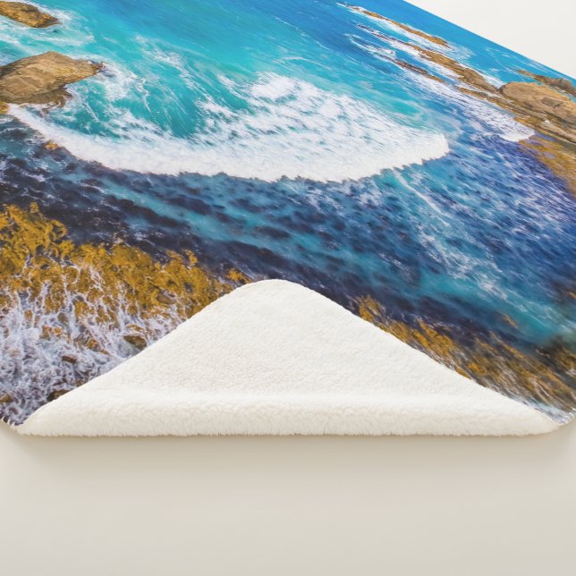 Manta Sherpa Bahía Roaring En Punto Nugget (3/4)