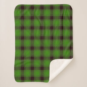 Manta Sherpa Balanza de Búfalo Verde Lumberjack Plaid Sherpa Bl
